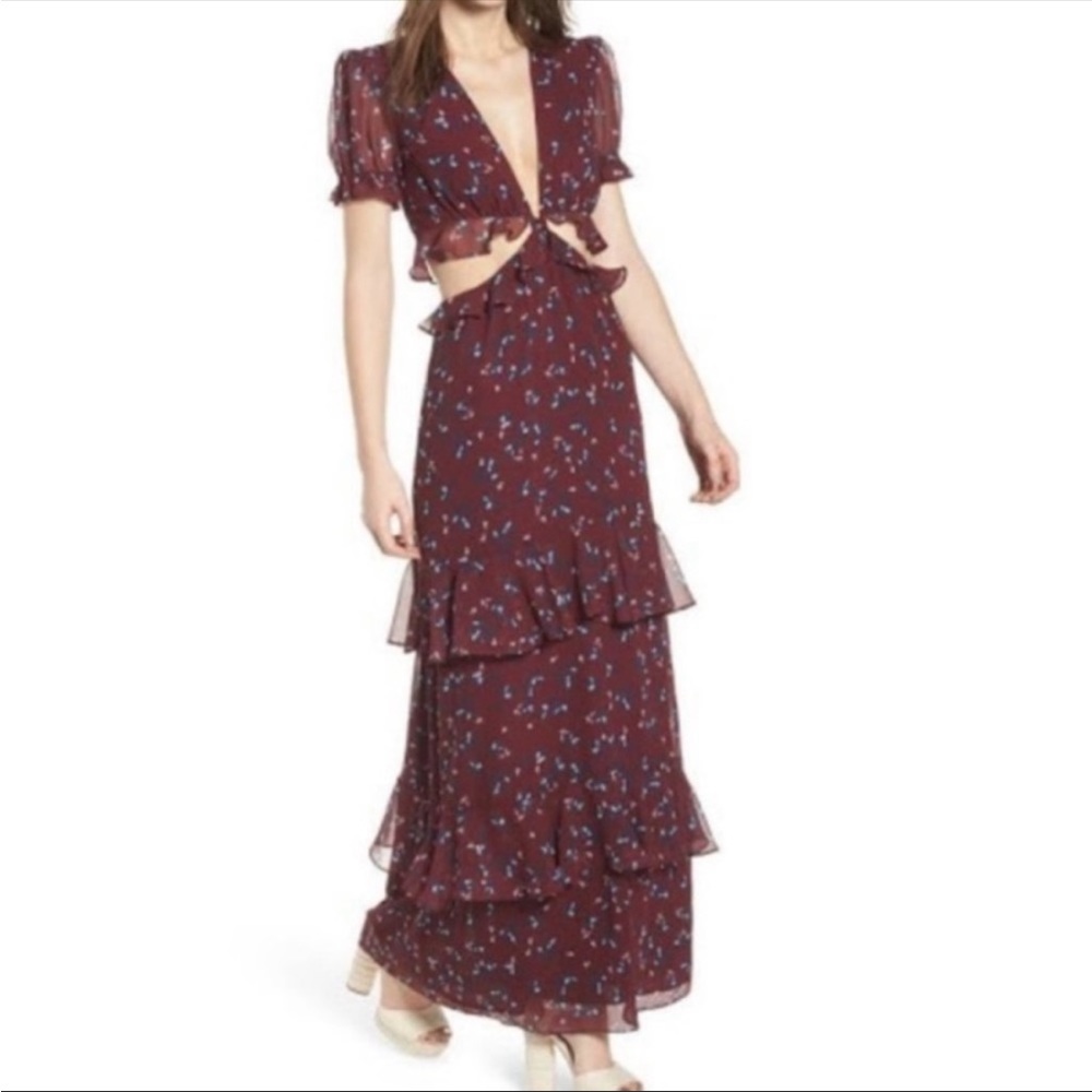 Wayf Laviana Dress with Cutouts